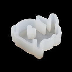 Кролик дисплей украшения diy силуэт силиконовые Молды&nbsp;LS-SIMO-H143-01