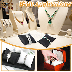 Подушки для демонстрации часов/браслетов из искусственной кожи&nbsp;ODIS-WH0043-198A