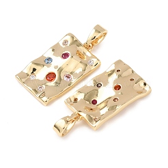 Латунные микро проложить кубического циркония подвески&nbsp;KK-D223-02G