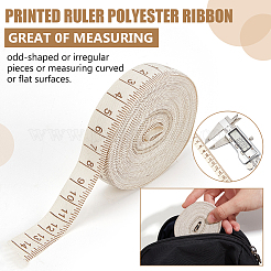 10 ярд полиэстеровой ленты с принтом&nbsp;OCOR-WH0070-147