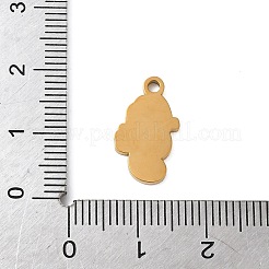 Подвески из нержавеющей стали 304 с эмалью&nbsp;STAS-K312-07C-G