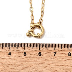 Женские ожерелья-цепочки из нержавеющей стали 304 с пружинными застежками&nbsp;NJEW-Z091-15G