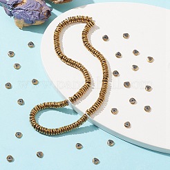 Гальванизировать немагнитных синтетический гематит бисер пряди&nbsp;G-YW0001-49C