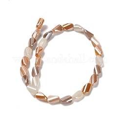 Стеклянные бусины с гальваническим покрытием &nbsp;EGLA-P065-01A-03