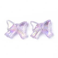 УФ-покрытие радужными переливающимися акриловыми бусинами&nbsp;OACR-H015-03