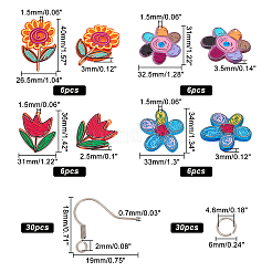 Наборы для изготовления сережек с подвесками своими руками&nbsp;DIY-FH0002-80