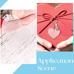 30шт прозрачные акриловые подвески&nbsp;OACR-SC0002-30A