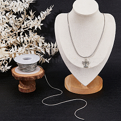 Круглые цепи-змейки из нержавеющей стали 304 длиной 10 м&nbsp;CHS-HS0001-01B