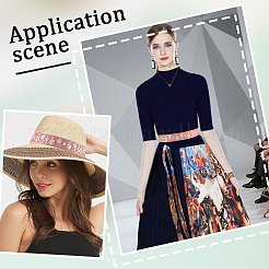 5 ярд полиэстеровой кружевной ленты с вышивкой в виде цветка и имитацией жемчуга&nbsp;OCOR-CY0001-16D