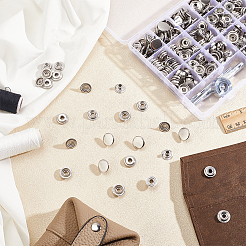 Съемные комплекты кнопок из цинкового сплава&nbsp;TOOL-WH0059-126A