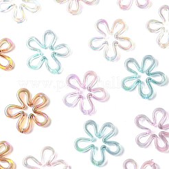 20 шт. 5-х цветные покрытые УФ-лаком акриловые бусины&nbsp;TACR-FS0001-66