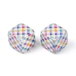 Непрозрачные акриловые бусины с лазерной печатью&nbsp;OACR-N155-07B