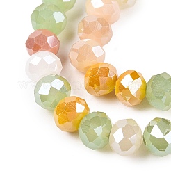 Стеклянные бусины с гальваническим покрытием &nbsp;GLAA-T023-D16-05