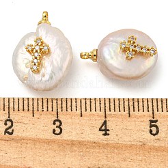 Подвески из натурального пресноводного жемчуга&nbsp;LS-PEAR-F008-19G