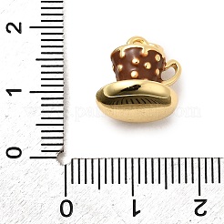 Латунь эмаль подвески&nbsp;KK-A268-11G-01