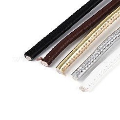 5 м двухцветный круглый шнур из искусственной кожи&nbsp;LC-N006-02B