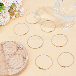 16шт. браслет-сателлит из нержавеющей стали для женщин&nbsp;BJEW-SP0001-16B