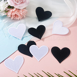 8 шт. 2 цвета полиэстеровые нашивки для пришивания и приклеивания утюгом&nbsp;PATC-TA0001-34A