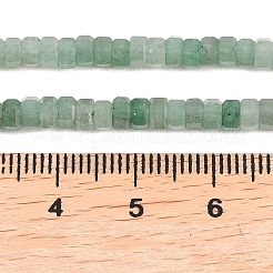 Естественный зеленый авантюрин бисер нитей&nbsp;G-G345-C28-2x4mm