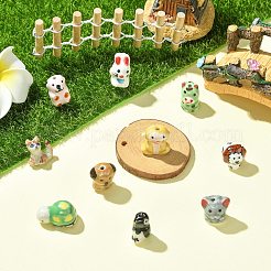 11шт 11 стиля фарфоровые бусины ручной работы с принтом&nbsp;PORC-CJ0001-26