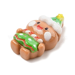 Рождественская серия непрозрачные смоляные кабошоны&nbsp;CRES-Q005-01G