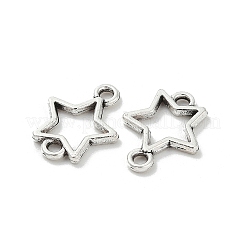 Подвески-шармы в виде полой звезды в тибетском стиле из сплава&nbsp;TIBE-S324-25AS