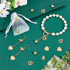 20 шт. 4 стиля подвески из нержавеющей стали 304&nbsp;STAS-PH0006-62