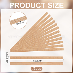 Потолочный плинтус из бука с прямоугольным узором&nbsp;AJEW-WH0481-43