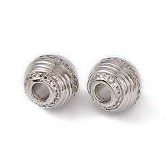 Стойки обшивки латунь микро проложить кубического циркония бусы&nbsp;KK-C007-46P