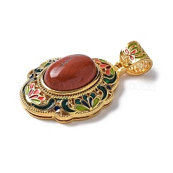 Подвески из натуральной красной яшмы&nbsp;KK-K399-18C-01