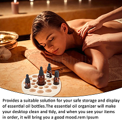 Ящик для хранения эфирного масла из дерева с 22 слотом WOOD-WH0026-29