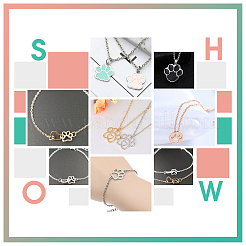 201 брелок для домашних животных из нержавеющей стали&nbsp;STAS-UN0019-49