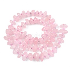 Природного розового кварца нитей бисера&nbsp;G-F821-B02-01