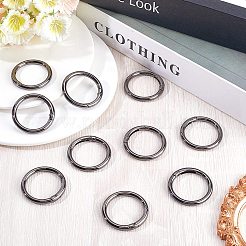 10 шт. Кольца пружинные затворные из сплава&nbsp;FIND-SP0001-38B