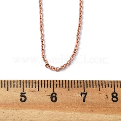 Латунные кабельные цепи ожерелья&nbsp;LS-X-MAK-P011-01RG