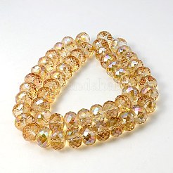 Гальванические стеклянные бусины&nbsp;EGLA-E005-12