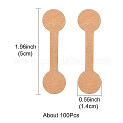 Бумажная складка поверх пустых липких ценников&nbsp;CDIS-YW0001-08B