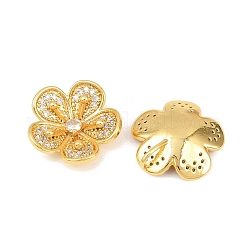 Латунные микропаве прозрачные подвески с фианитом&nbsp;KK-Z148-01G