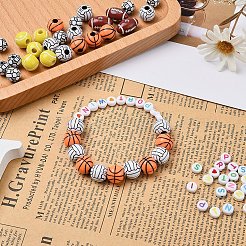 Набор акриловых бусин&nbsp;DIY-YW0003-46