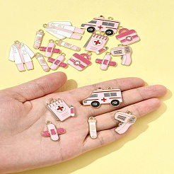 18 шт. 7 стиля подвески из сплава и эмали на медицинскую тематику&nbsp;FIND-FS0004-32A
