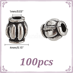 100 шт. бусины-разделители из сплава в тибетском стиле&nbsp;TIBEB-LP0001-04