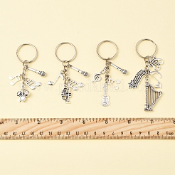 Брелок из сплава с музыкальной тематикой&nbsp;KEYC-FS00029-01