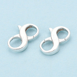 925 двойная застежка-карабин из стерлингового серебра&nbsp;STER-T008-73S-03