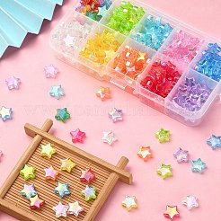 260~300шт 10 цвета экологически чистые прозрачные акриловые бусины&nbsp;TACR-YW0001-66