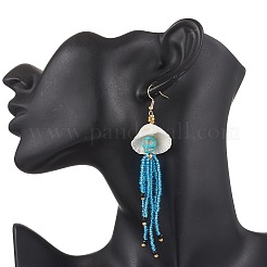 Серьги-подвески из нержавеющей стали 304&nbsp;EJEW-MZ00530-03