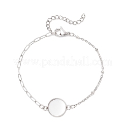 Изготовление браслета-скрепки из нержавеющей стали 304&nbsp;BJEW-JB13072-02