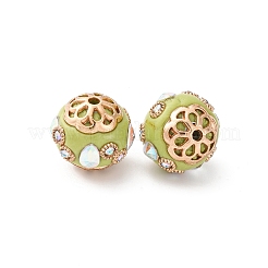 Круглые бусины из смолы ручной работы из Индонезии&nbsp;IPDL-P005-07KCG-01