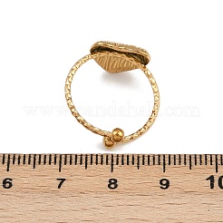 Регулируемые открытые манжеты из нержавеющей стали 304 для женщин&nbsp;LS-RJEW-K303-02G