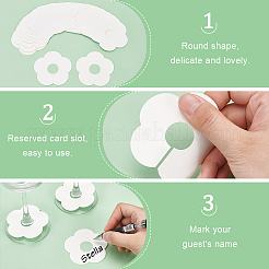 Бумажные подвески для бокалов для вина&nbsp;AJEW-WH0009-60B-01