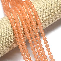 Натуральный Malaysia нефритовые бусы пряди&nbsp;G-L645-C01-6mm-20